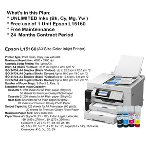EPSON L15160 A3 Wi-Fi Duplex All-in-One Ink Tank Printer  (Unlimited Inks)