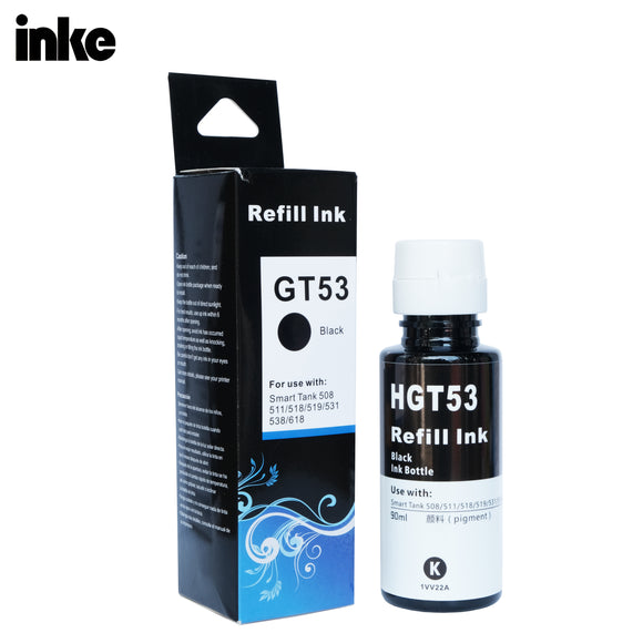 Compatible GT53 Black Pigment Ink