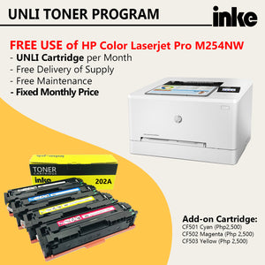 HP Laserjet PRO M254NW (Unlimited Toner)