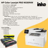 HP Color Laserjet Pro M254NW ( 1 Toner a Month)